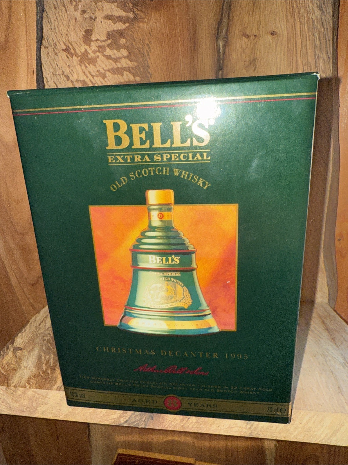 Bells Whisky Decanter christmas 1995 Full boxed mint condition