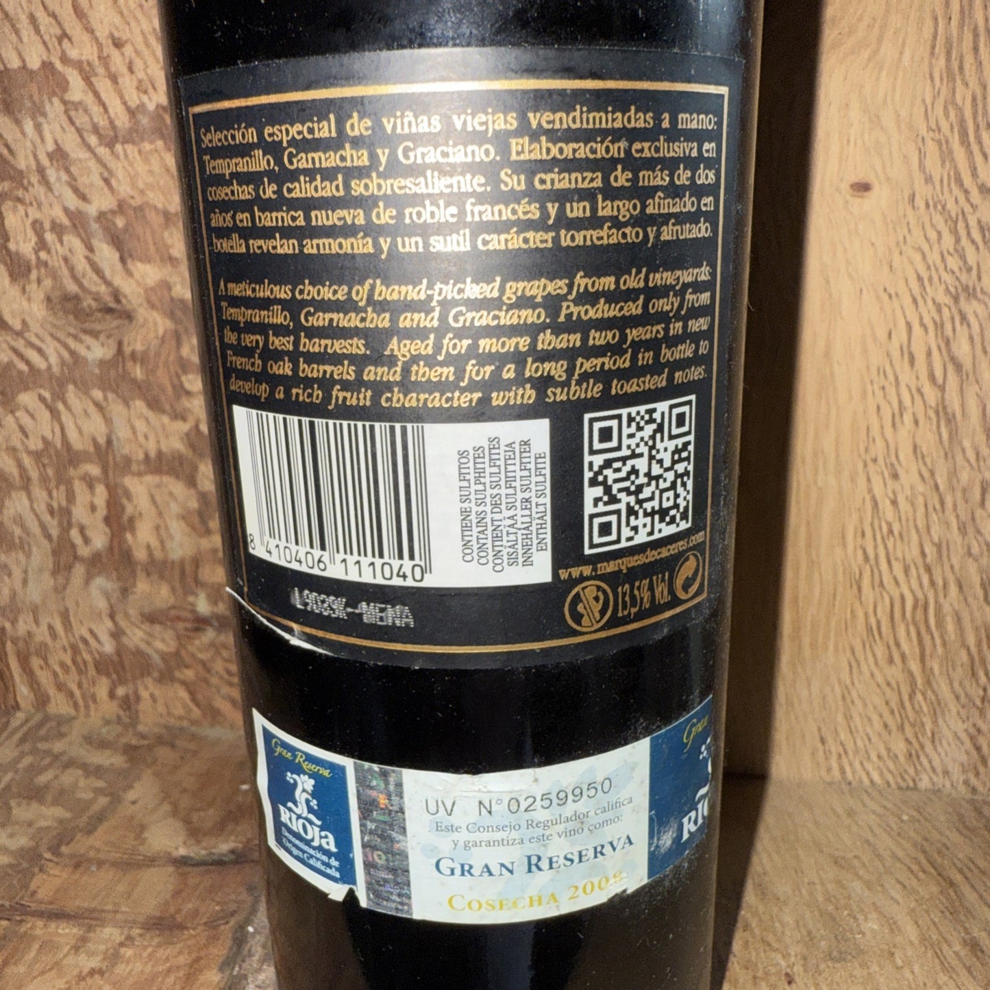 Marques de Caceres Rioja Gran reserve 2008