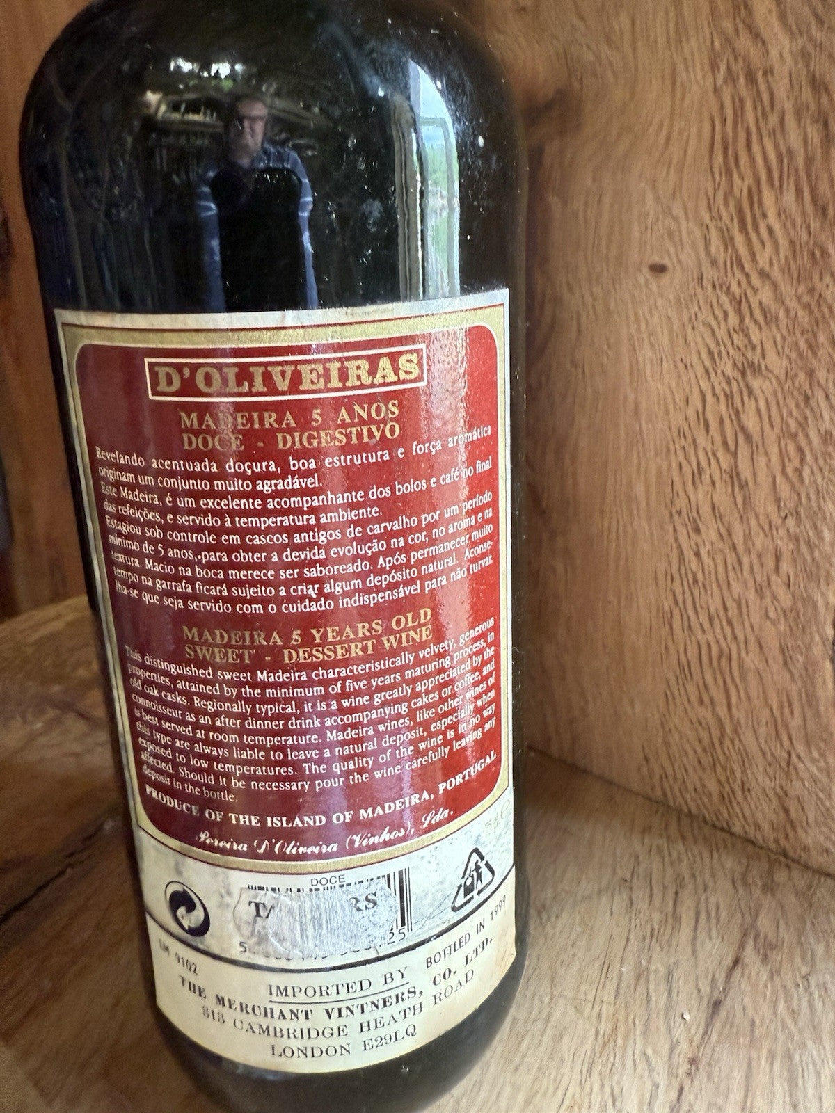 D'Oliveiras 5 year old Madeira 1980s