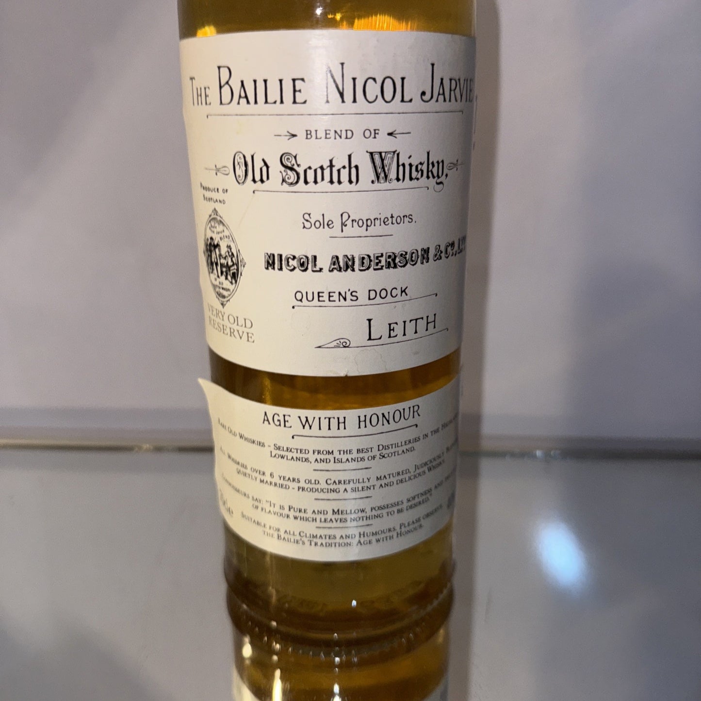 Bailie Nicol Jarvie Old Scotch Whisky Now Discontinued