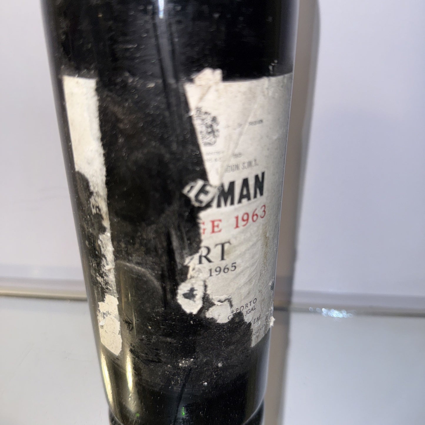 Sandemans 1963 vintage port ( Tatty Labels) But Good Levels