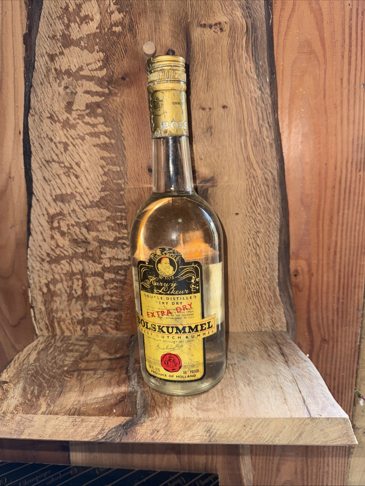 Bolskummel 1940s 68 % proof 26 fluid ounces