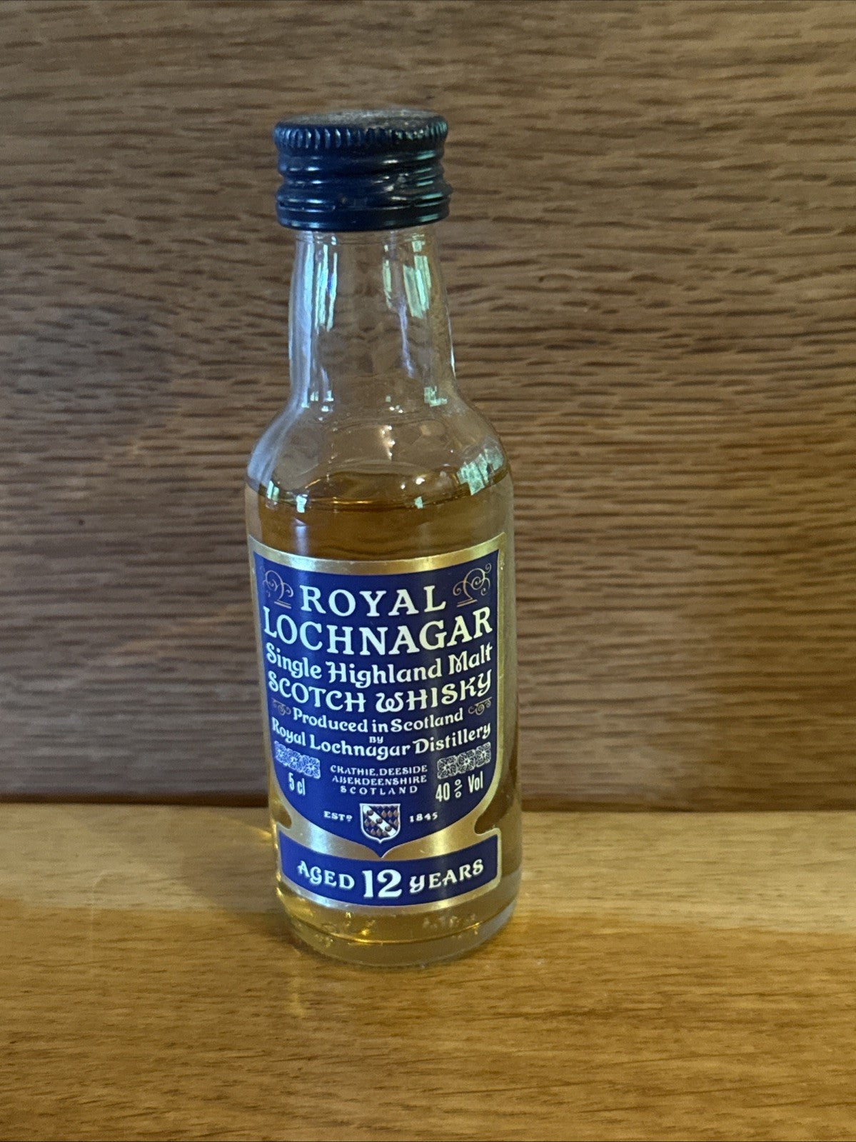 Royal Lochnager Scotch Whisky Miniature full 1990s