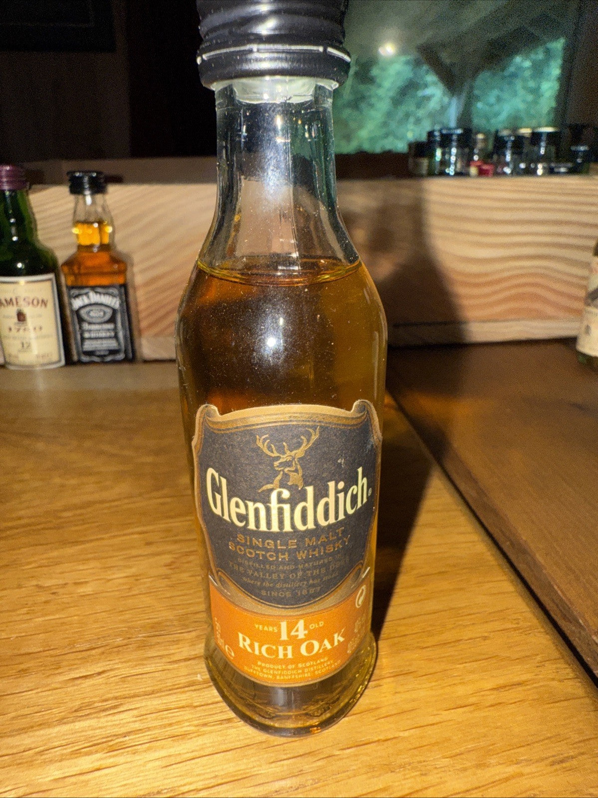 Glenfiddich 14 year old Rich Oak Single malt Miniature