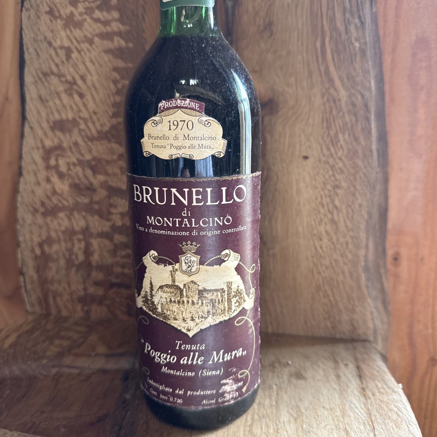 Castello Banfi Brunello Di Montalcino Poggio Alle Mura 1970