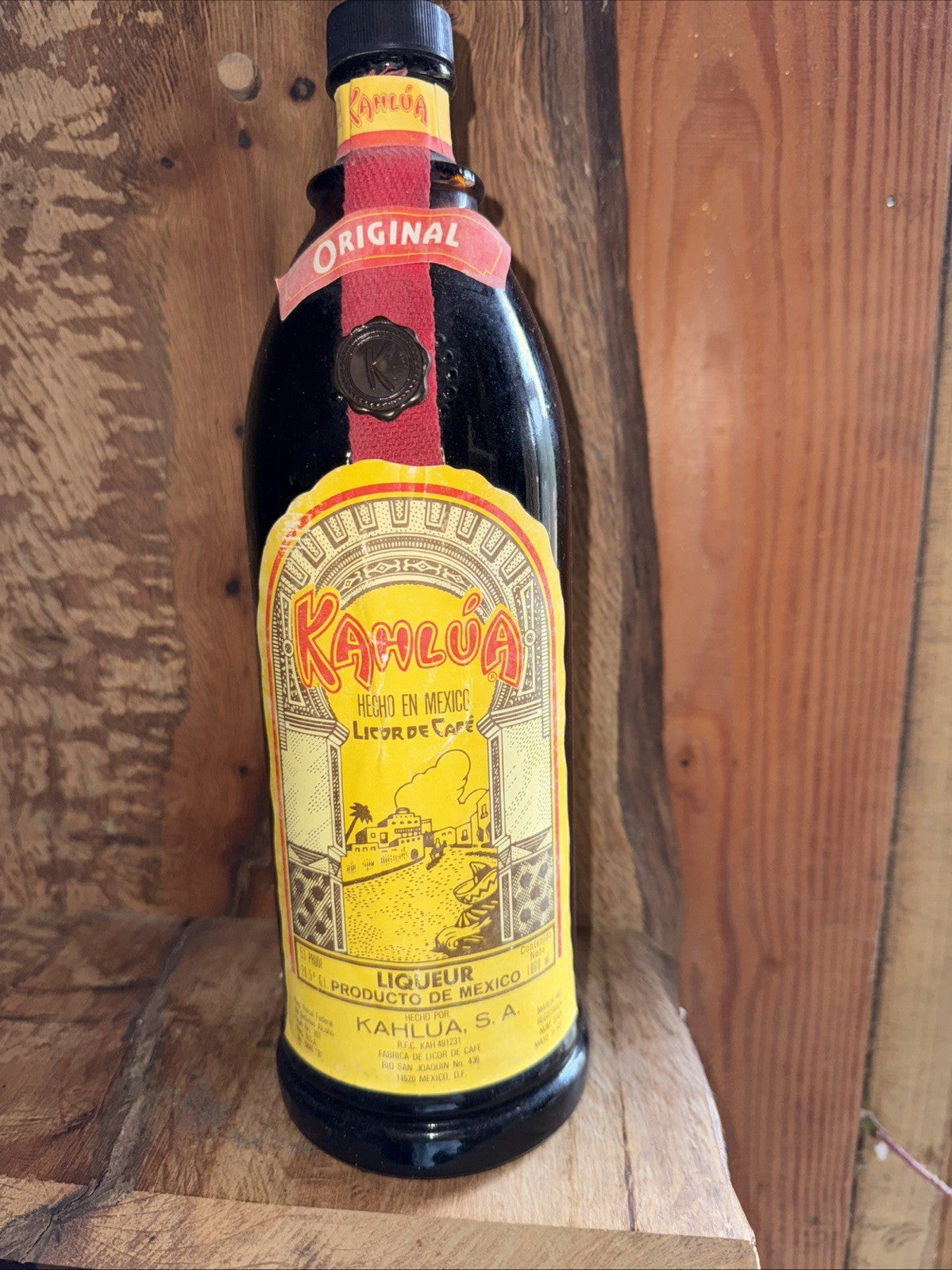 kahlua Coffee Liquour Bottled 1960s/70s Mexico Iconic