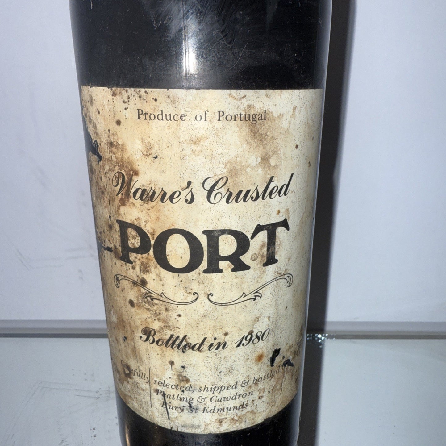 Warres Crusted Port Bottled 1980 Vintage