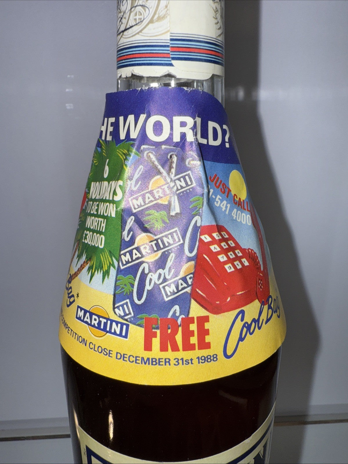 MARTINI BIANCO 75CL VERMOUTH & APERITIFS FORTIFIED WINE MARTINI ITALY Dated 1988