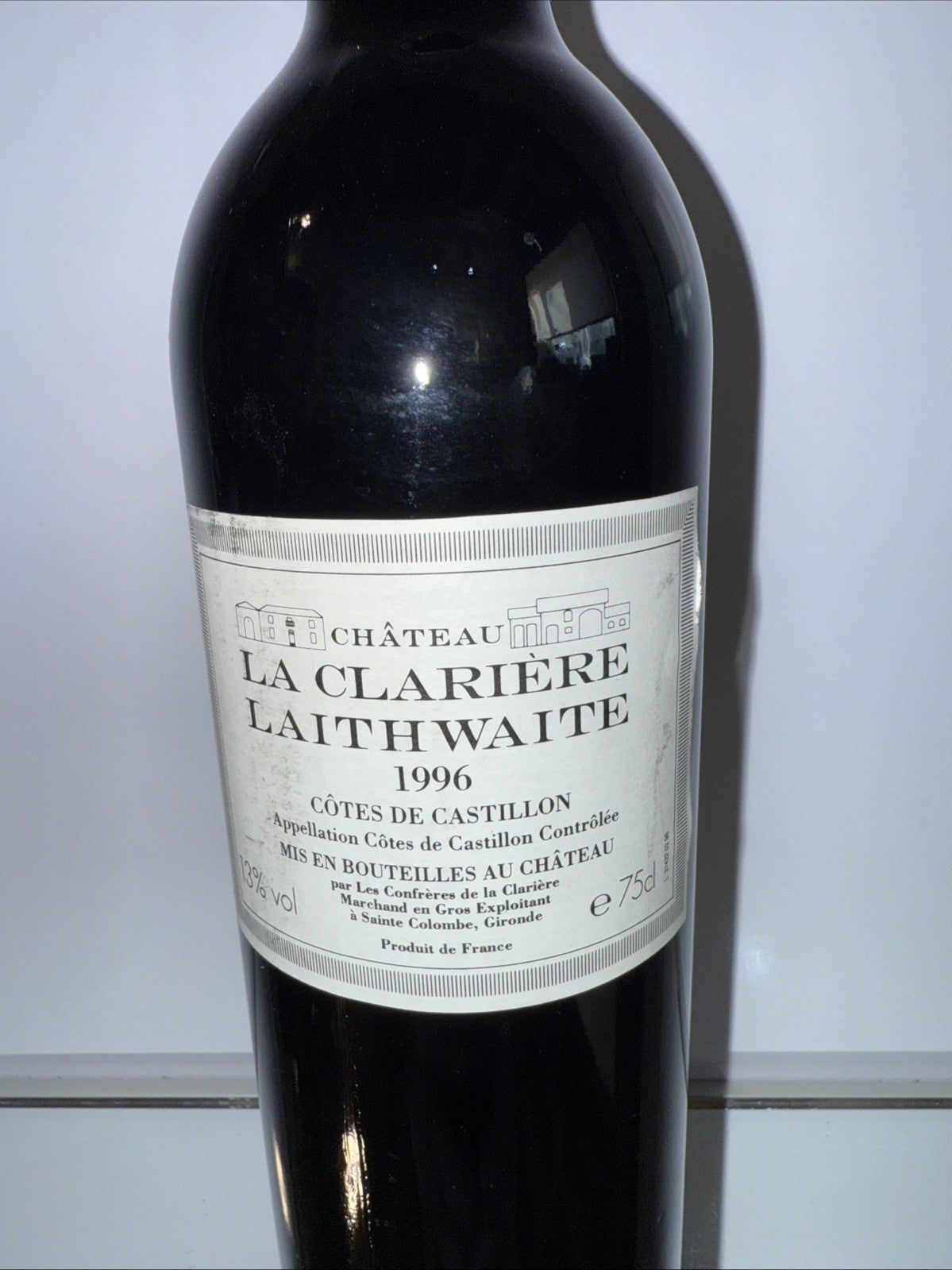 Chateau La Clariere 1996 Cotes De Castillon