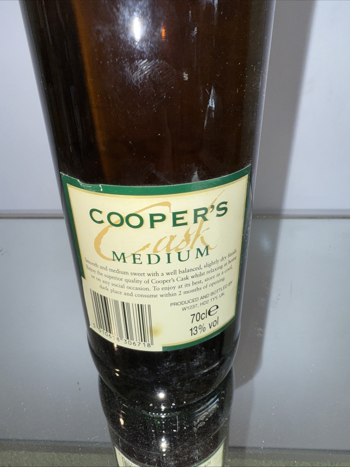 Fortified English Wine (Sherry ) 1980s