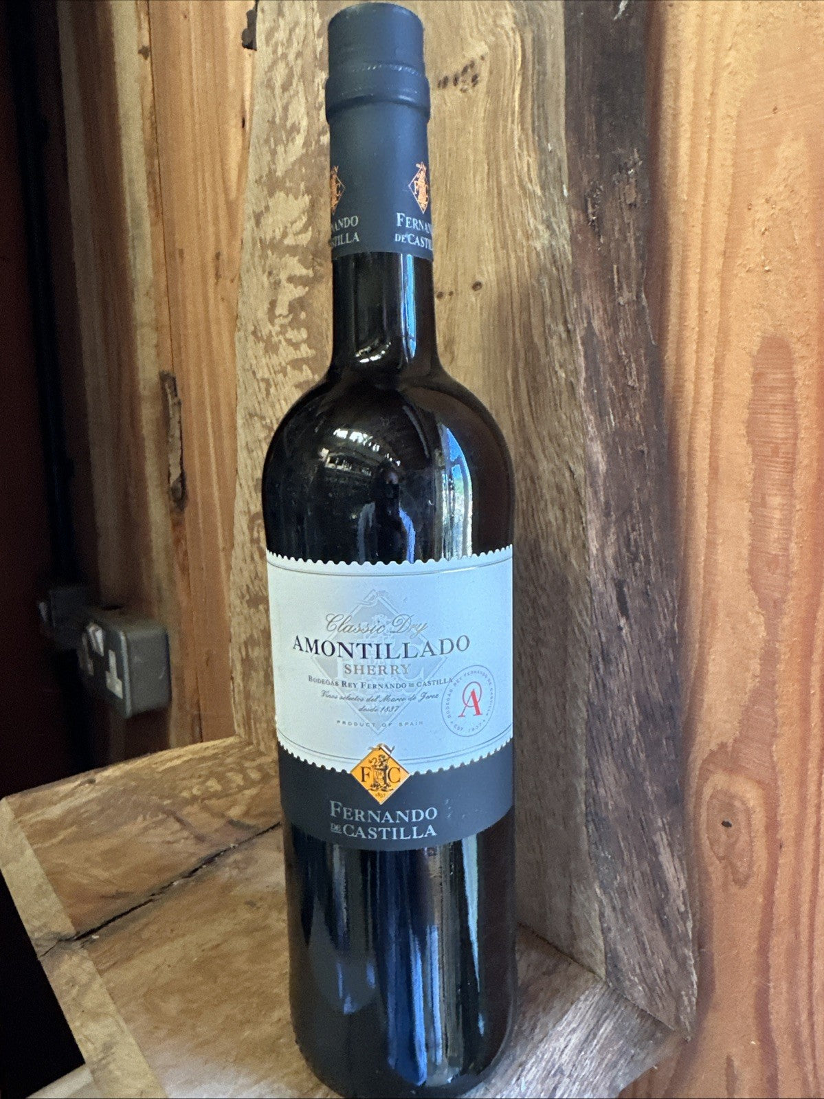 Amontillado dry Sherry Fernando de Castilla