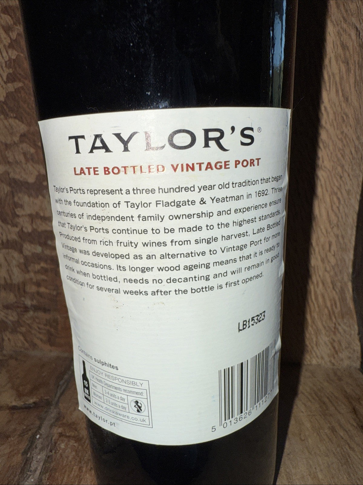 Taylor's 2010 Lbv Port