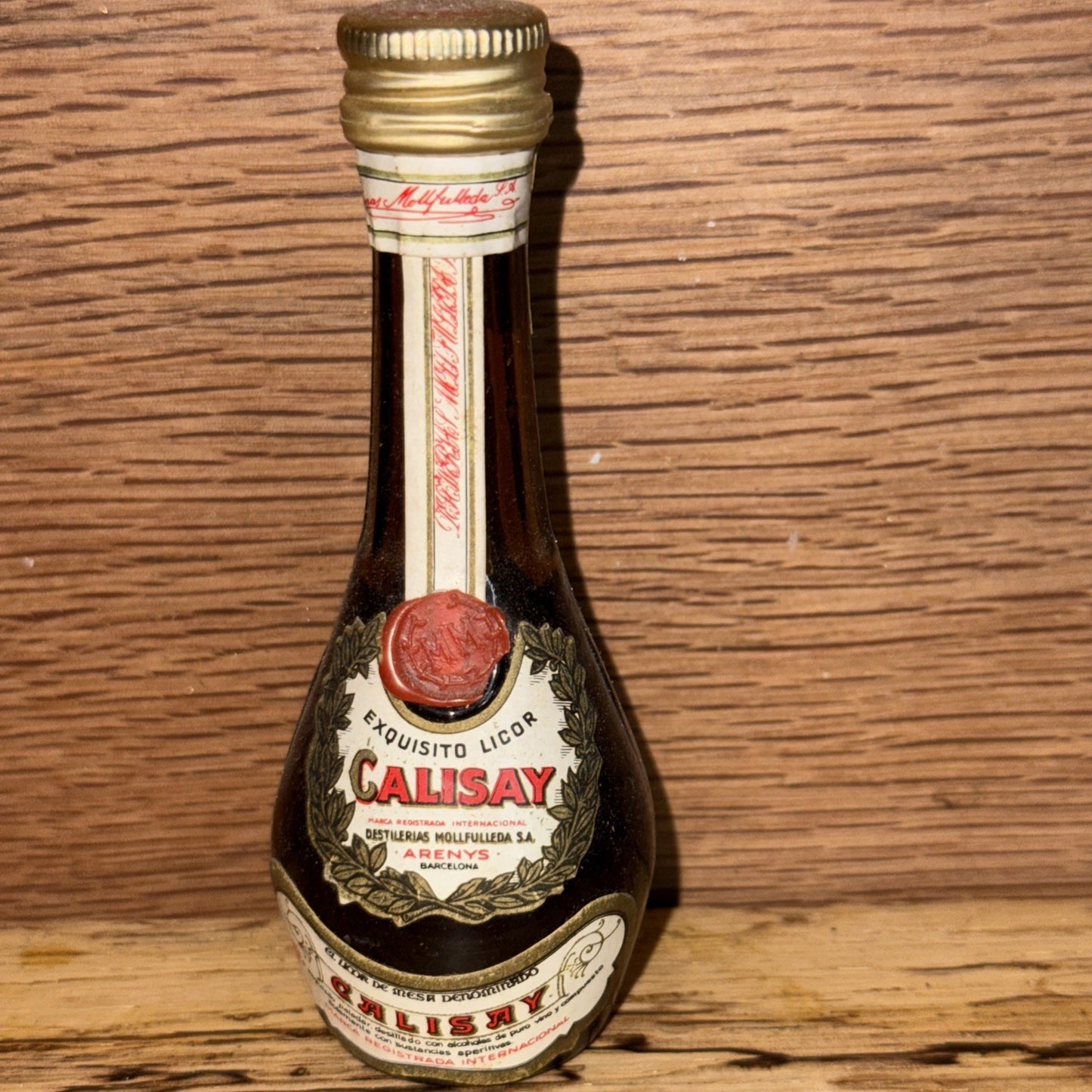 1970s Calisay Liqueur Miniature Vintage Full