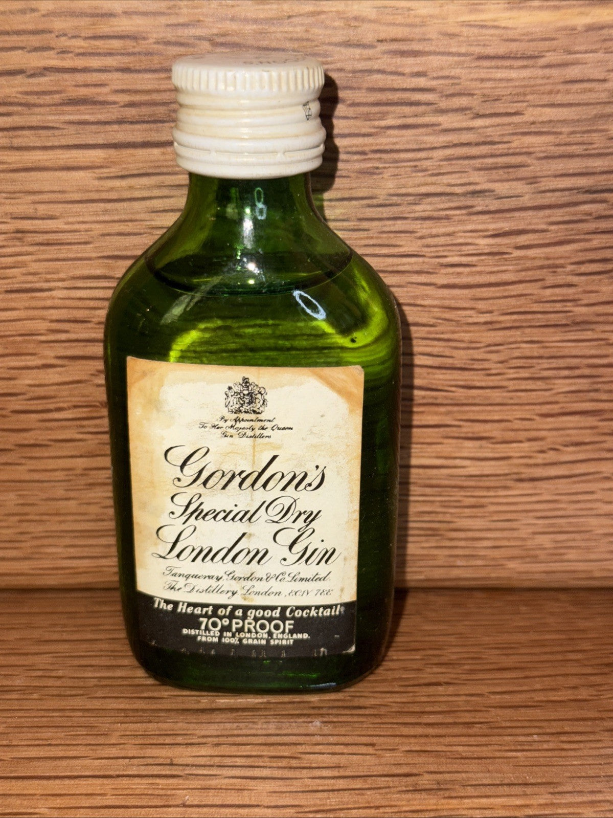 1960s Gordon's London Gin Miniature