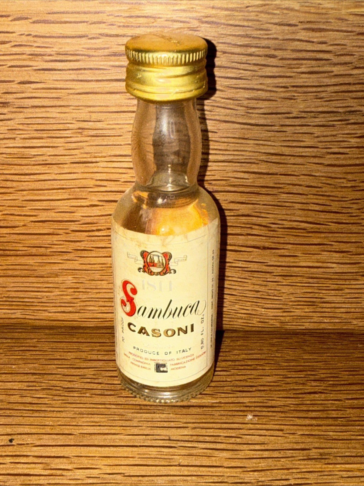 Casoni Miniature Bottle Of Sambuca ( Bottled 1970s)
