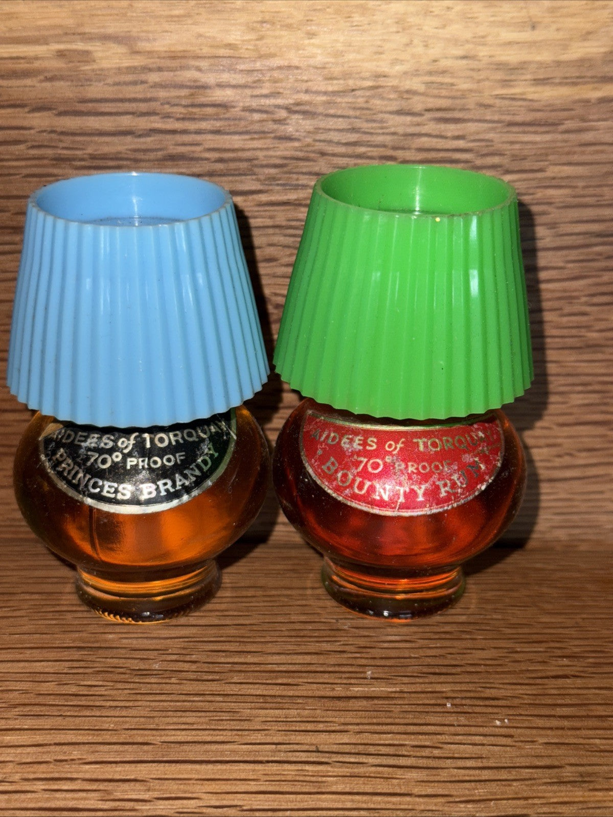 Two 1970s Torquay Rum And Brandy miniatures