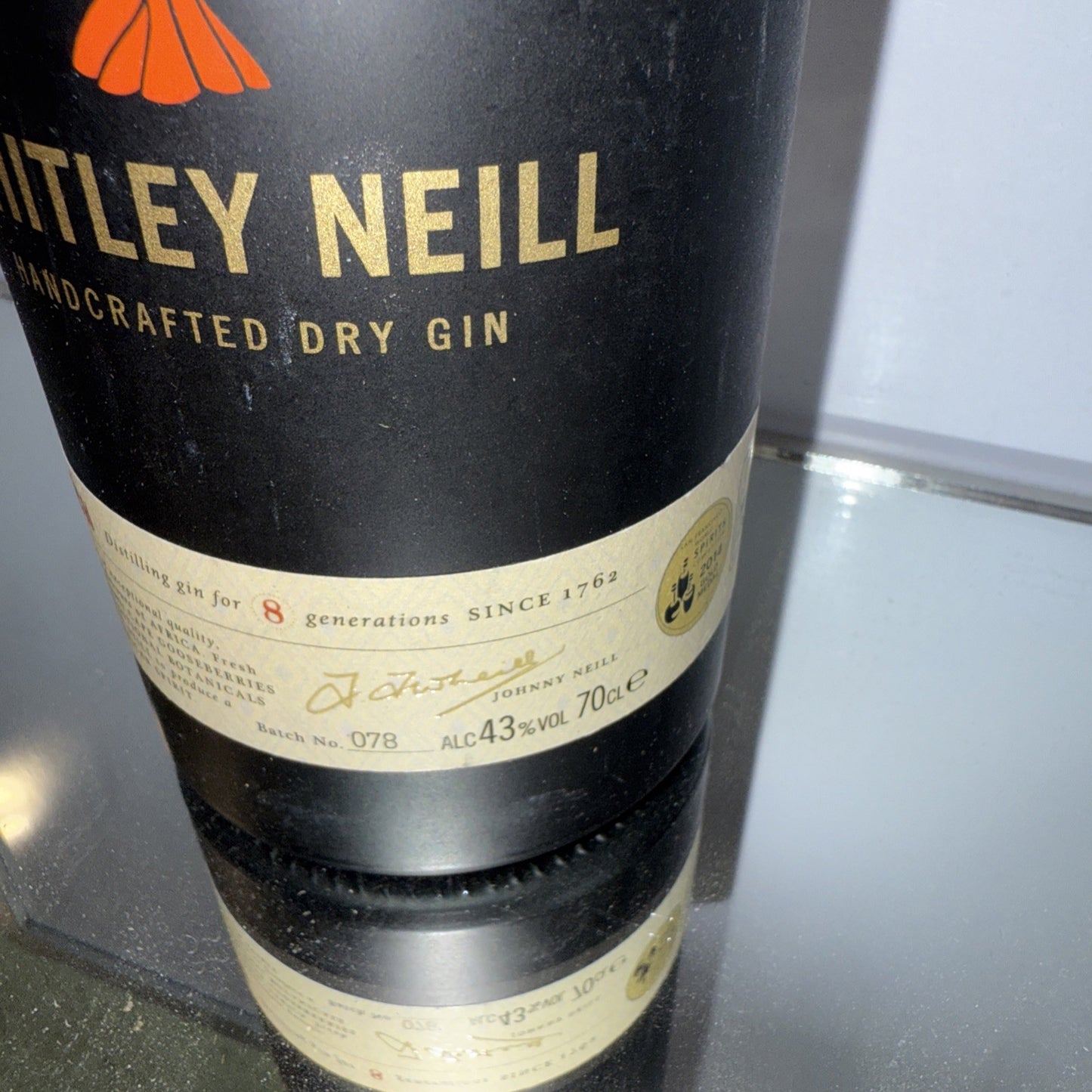 Whitley Neill Handcrafted Dry Gin Batch 078 43% 70cl