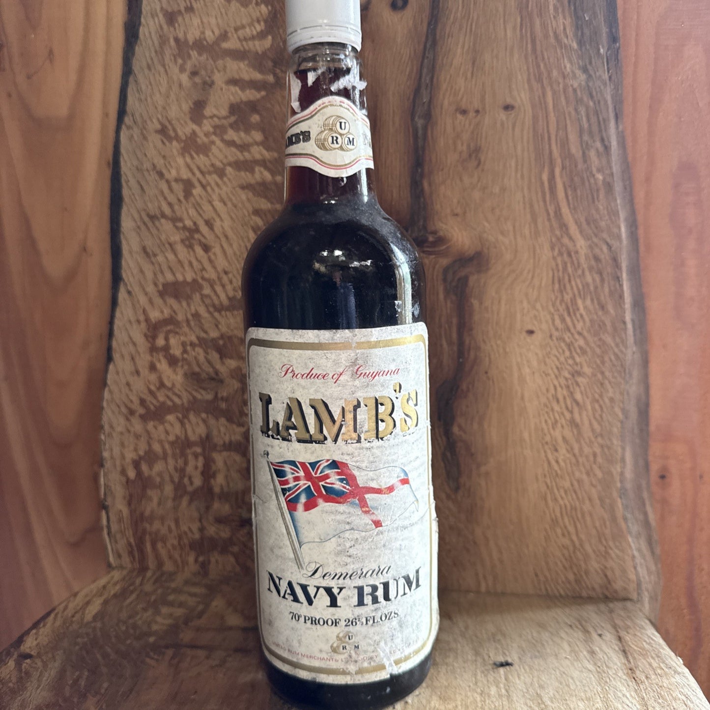 Lambs Navy Rum 70% Proof 26 2/3 Fl Oz 1960s Bottled