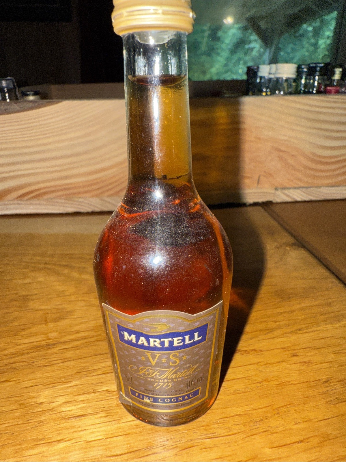 Martel Vs 1715 fine cognac Miniature 1980s