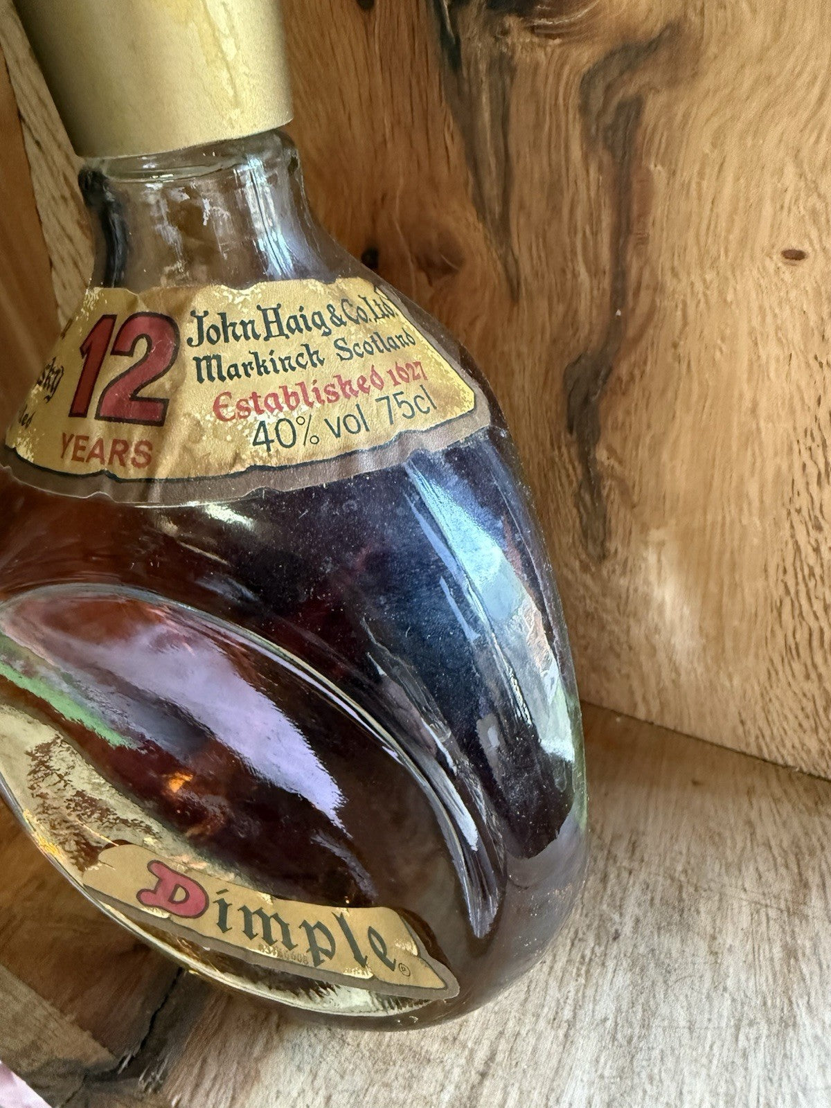 Haig's Dimple 70 Cl Bottle from 1980s