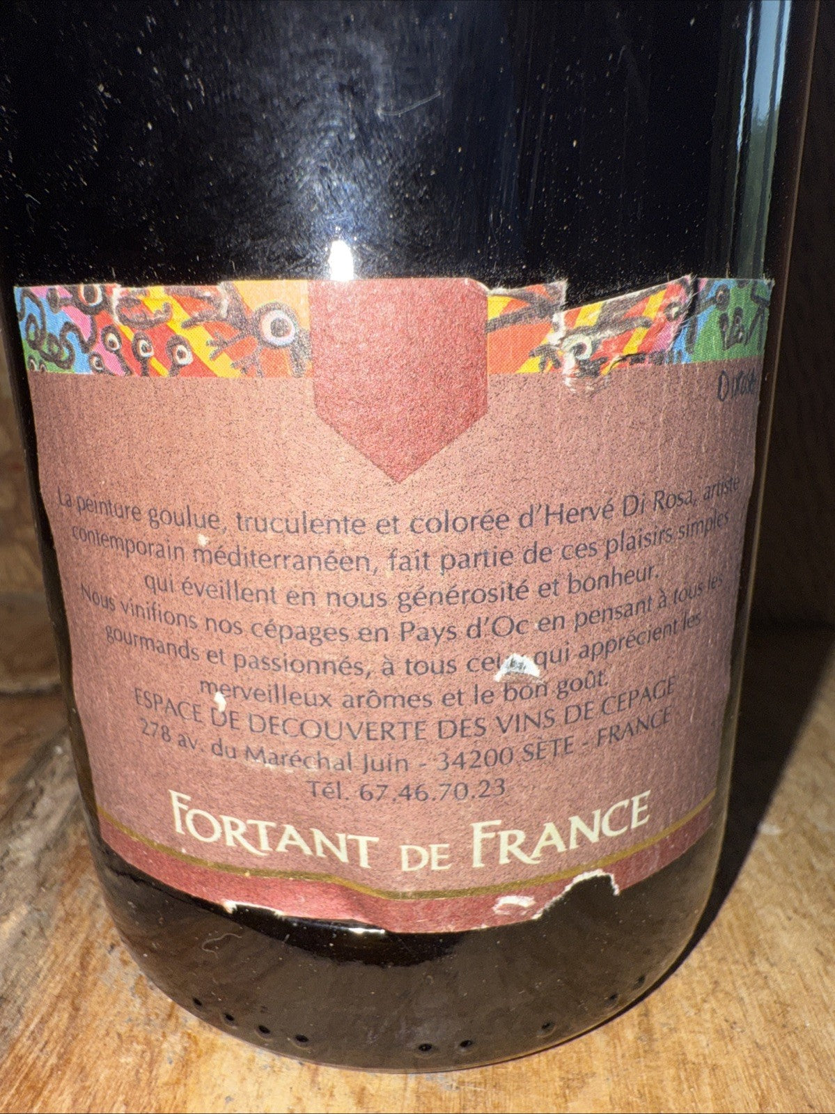 Fortand De France syrah 1991
