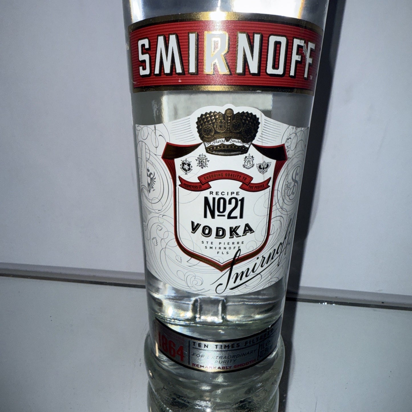 Smirnoff Triple Distilled 21 Vodka 1L Bottle