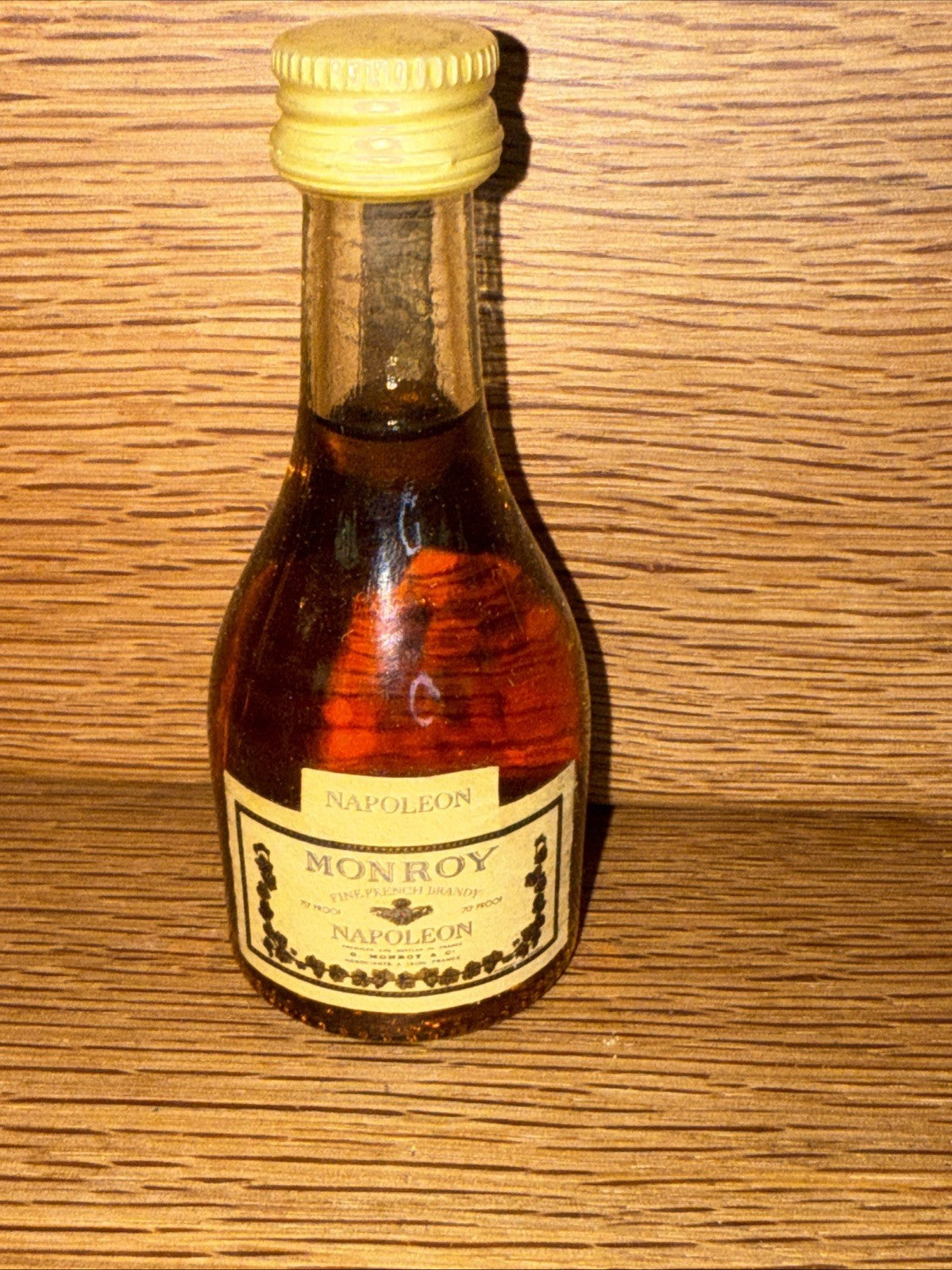 Monroy Napoleon Brandy Miniature Full 1960s