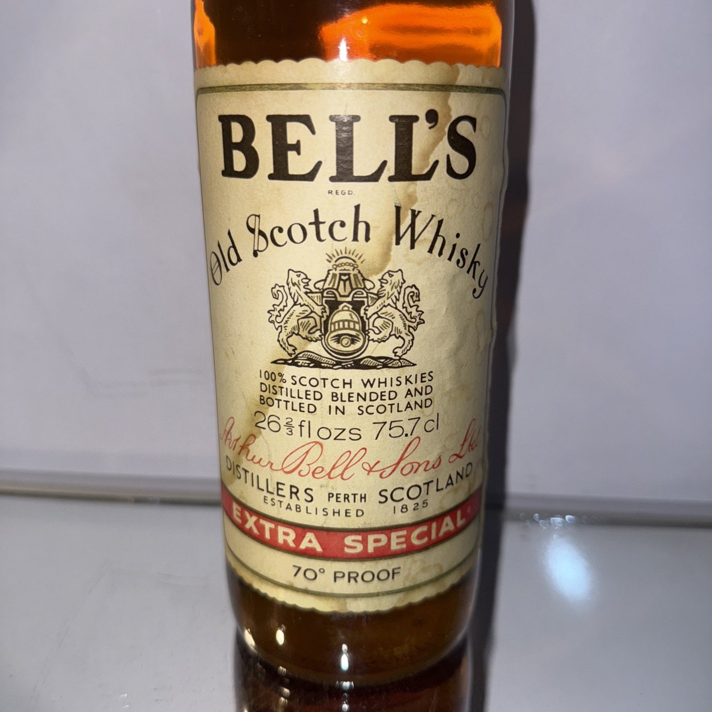 Bells Old Scotch Blended Whisky Bottled 1970s