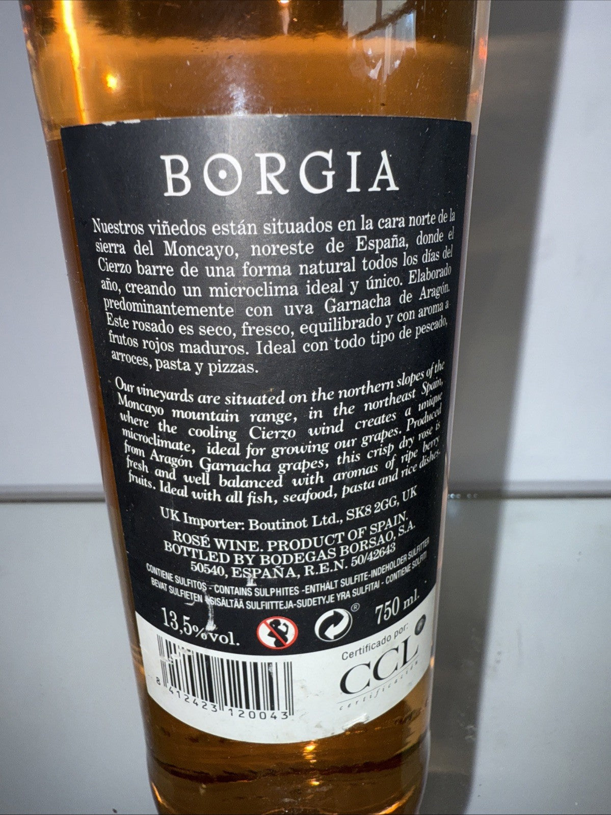 Borgia Rosado 2021 By Borsao