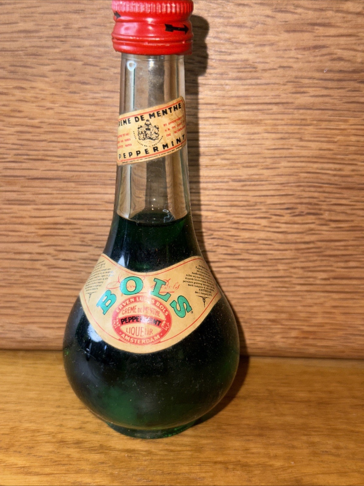 Bols Green Peppermint Liqueur Miniature