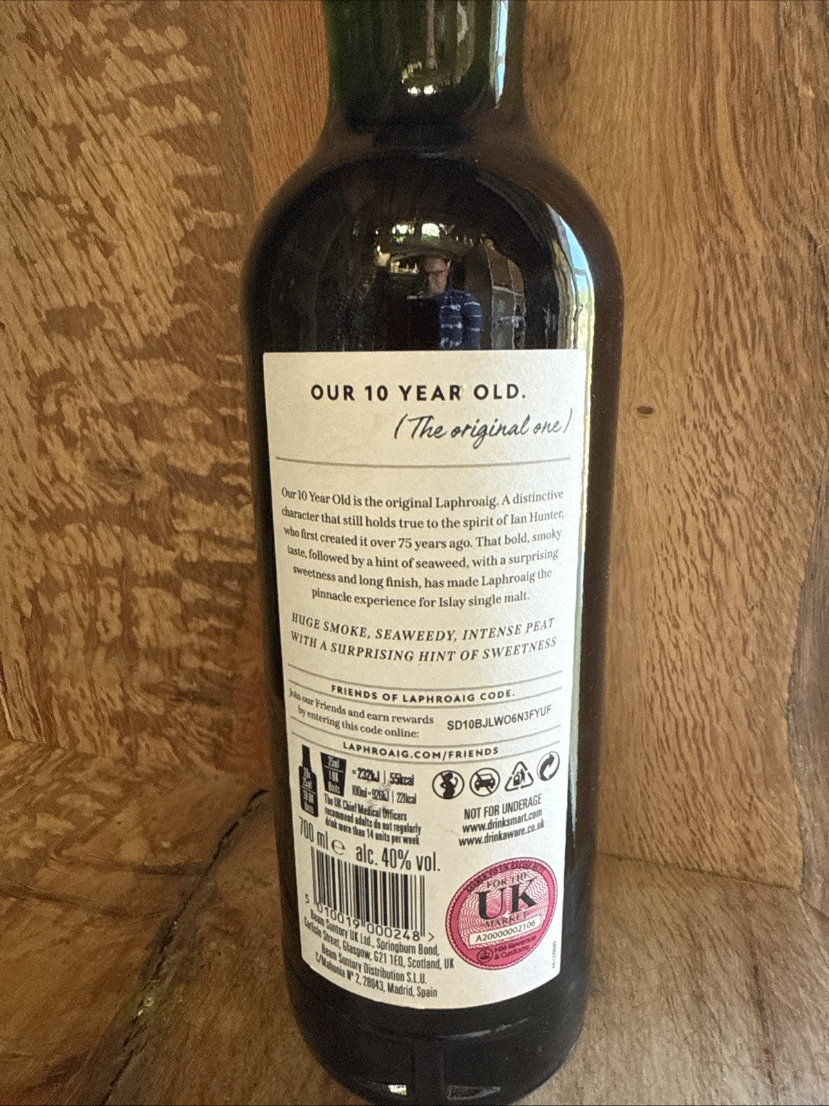 Laphroaig 10 Year Old Single Malt Islay Whisky