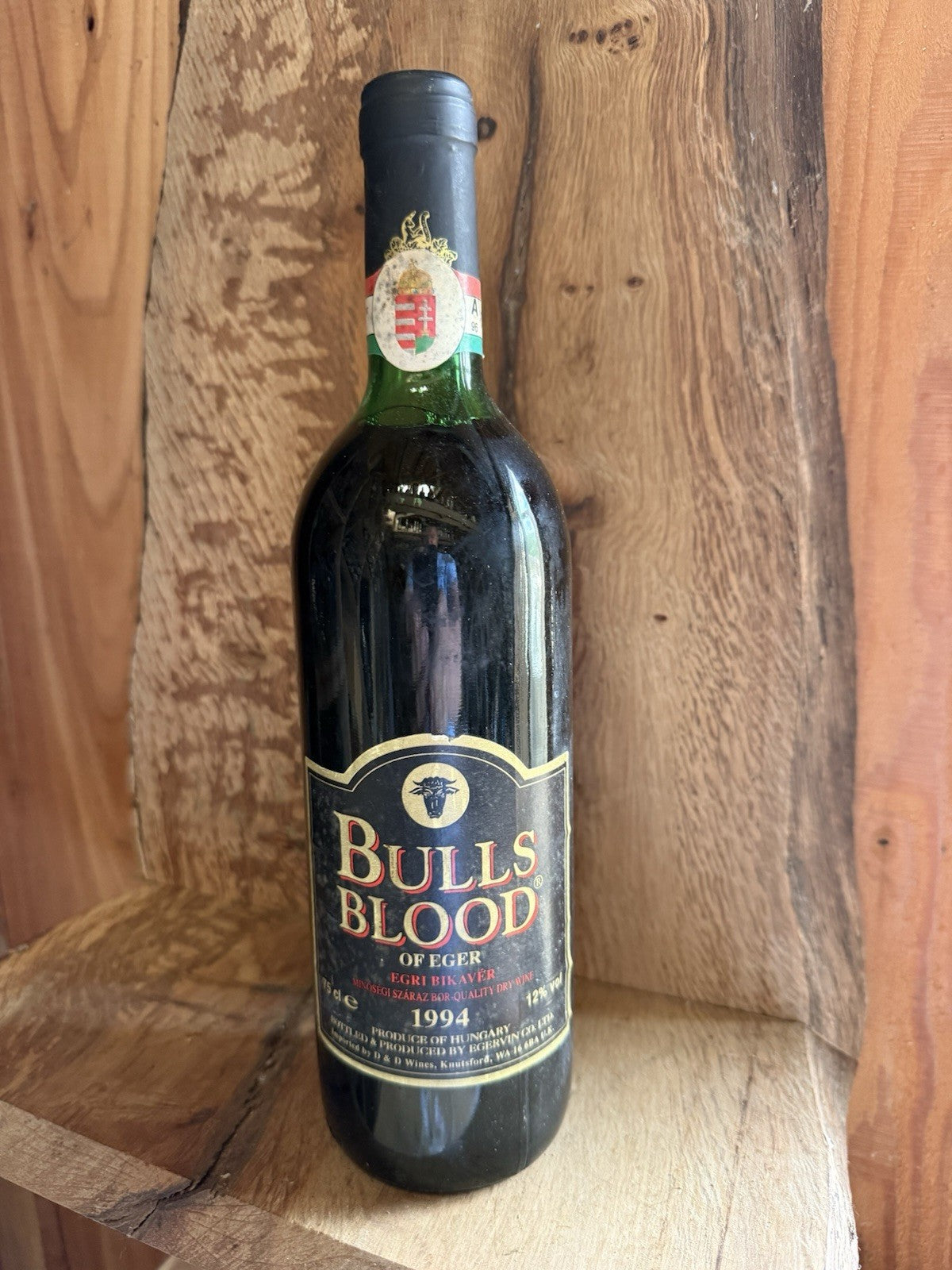 Bulls Blood Wine 1995 Hungarian Vintage iconic
