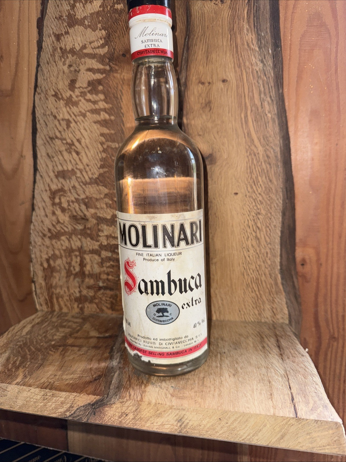 Molinari 70Cl Bottle Of Sambuca ( Bottled 1970s)