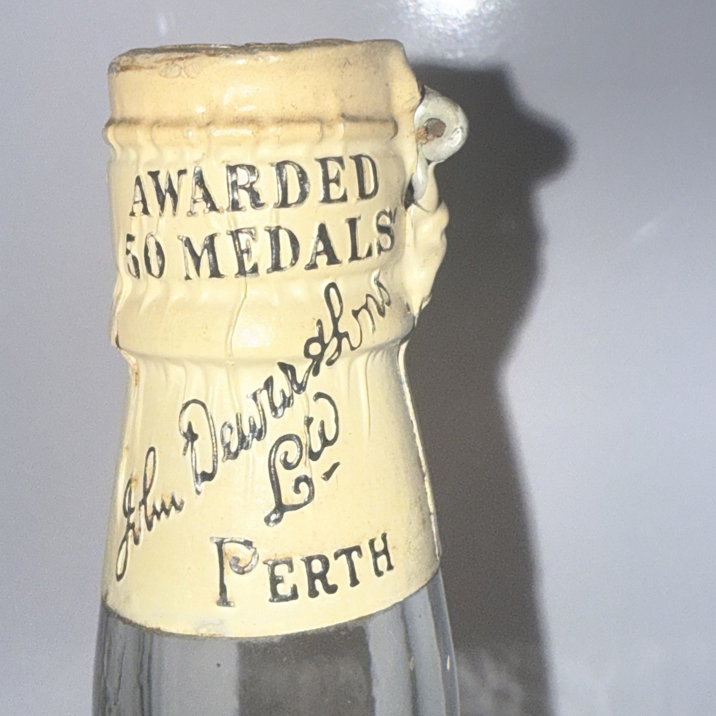 John Dewar & Sons “White Label” Blended Scotch Whisky Bottles Nov 1934