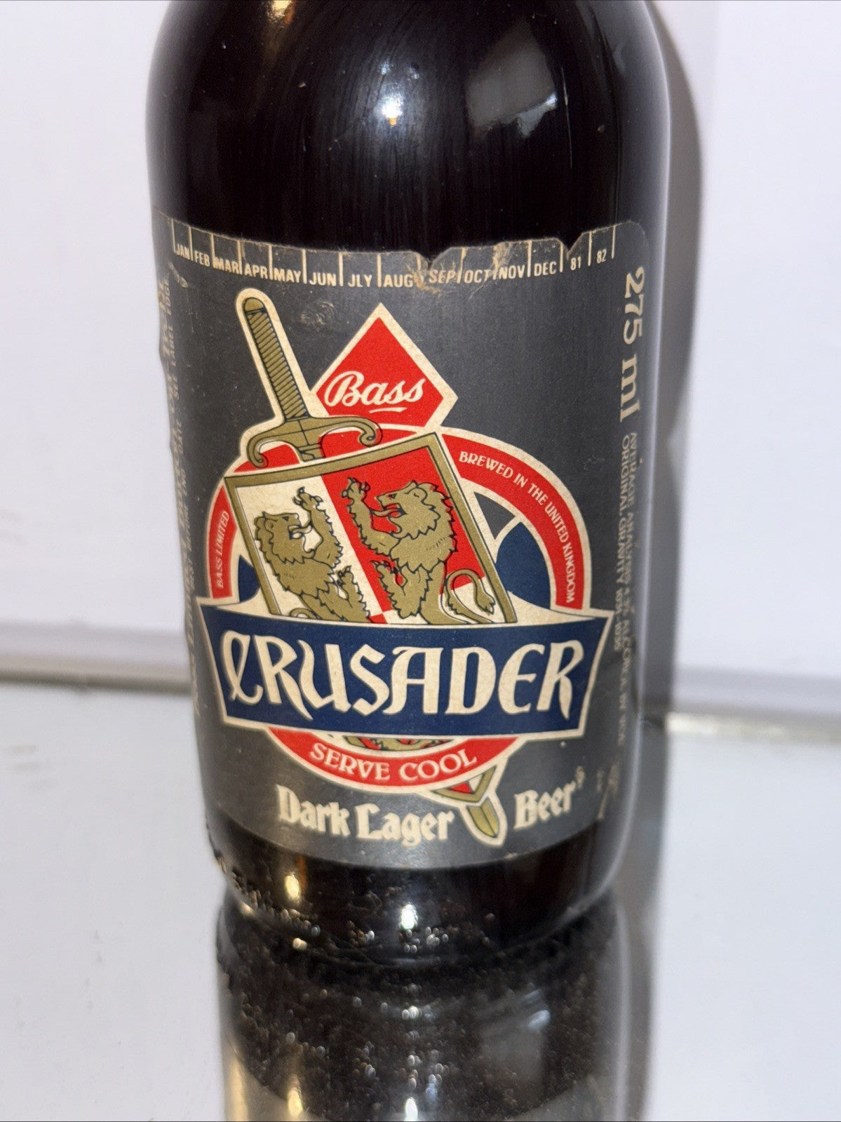 Bass Crusader Dark Lager Beer From August 1981