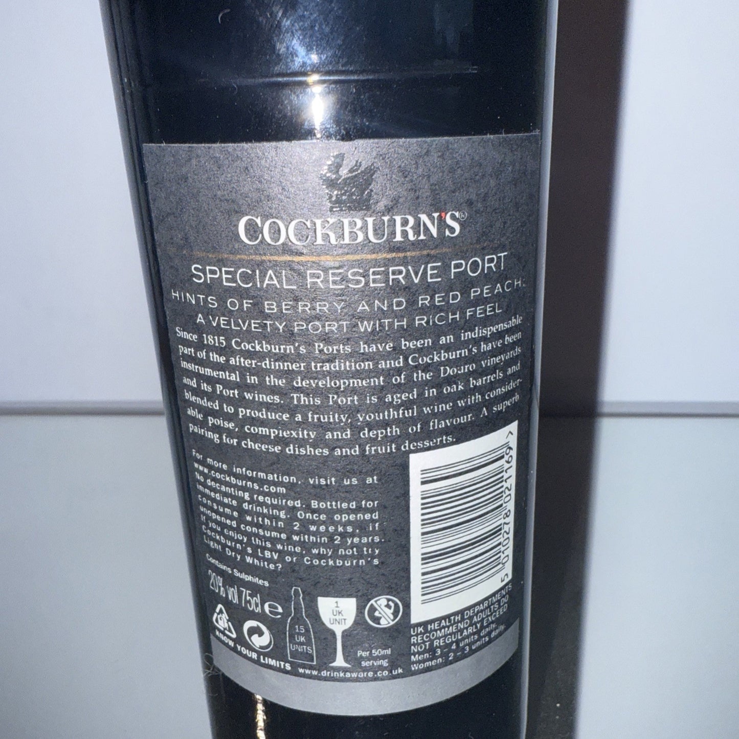 Cockburns Special reserve Port vintage