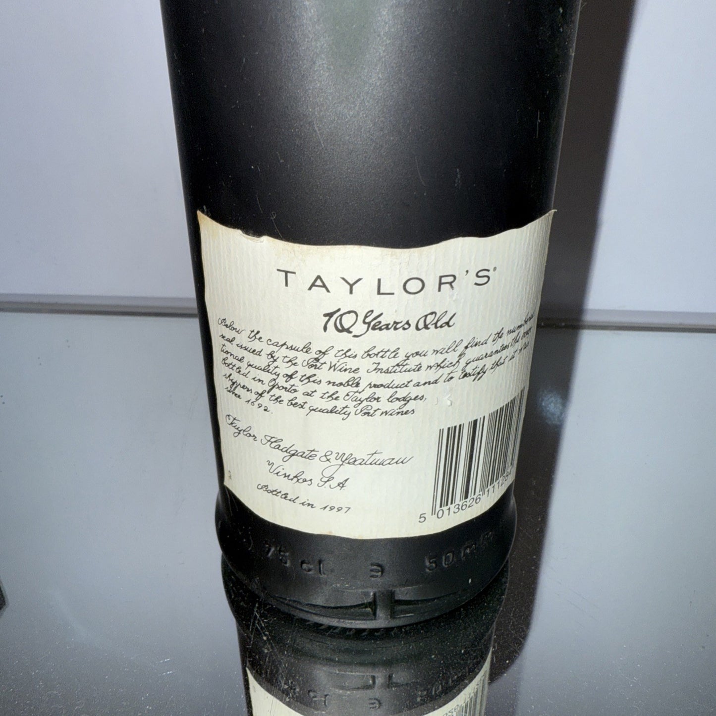 Taylor's 10 Year Old Vintage Port Bottled In 1997