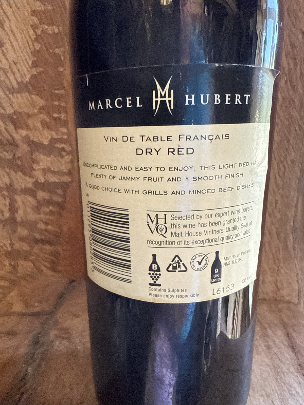 Marcel Hubert Dry red Wine