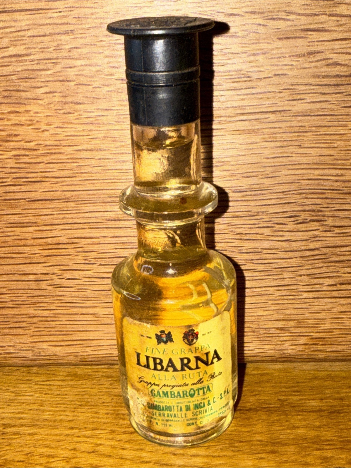 Gambarotta Libarna Fine Grappa Alla Ruta Miniature