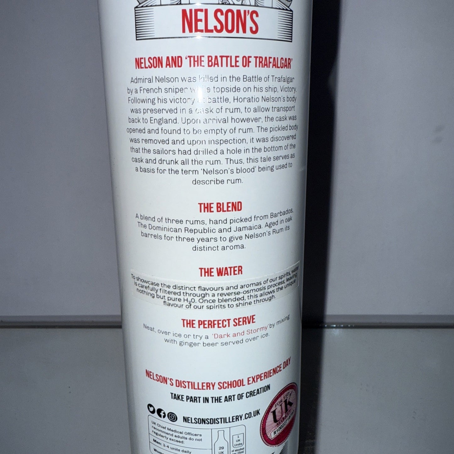 Nelson's Bug Spiced Rum Small Batch Product In Very Small Nos. distillery closed