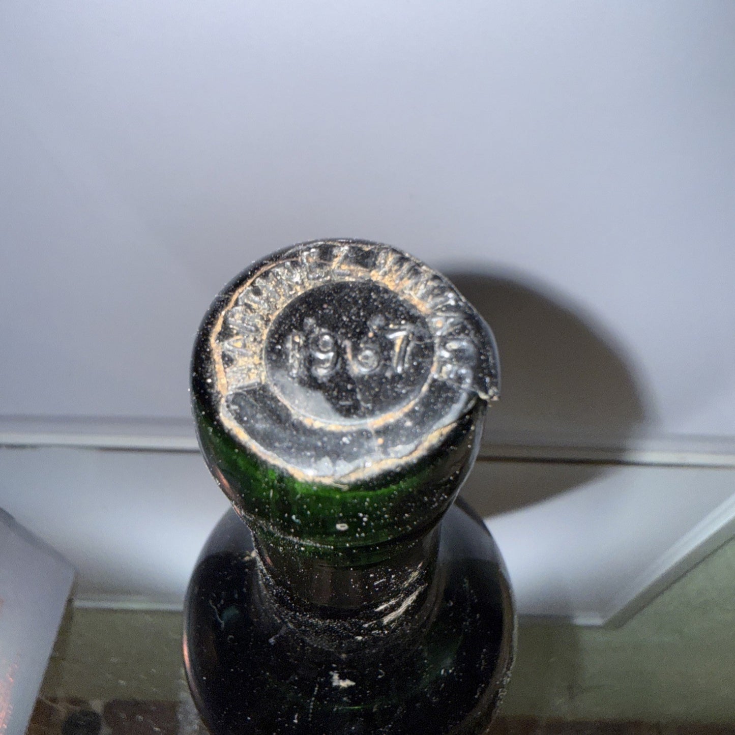 Martinez 1967 Vintage Port No Label On Bottle Wax Seal Perfect With Embossing