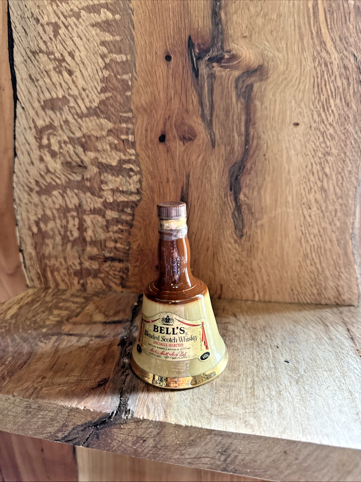 Bells Whisky mini decanter 5cl Bottled vintage matured 1980s