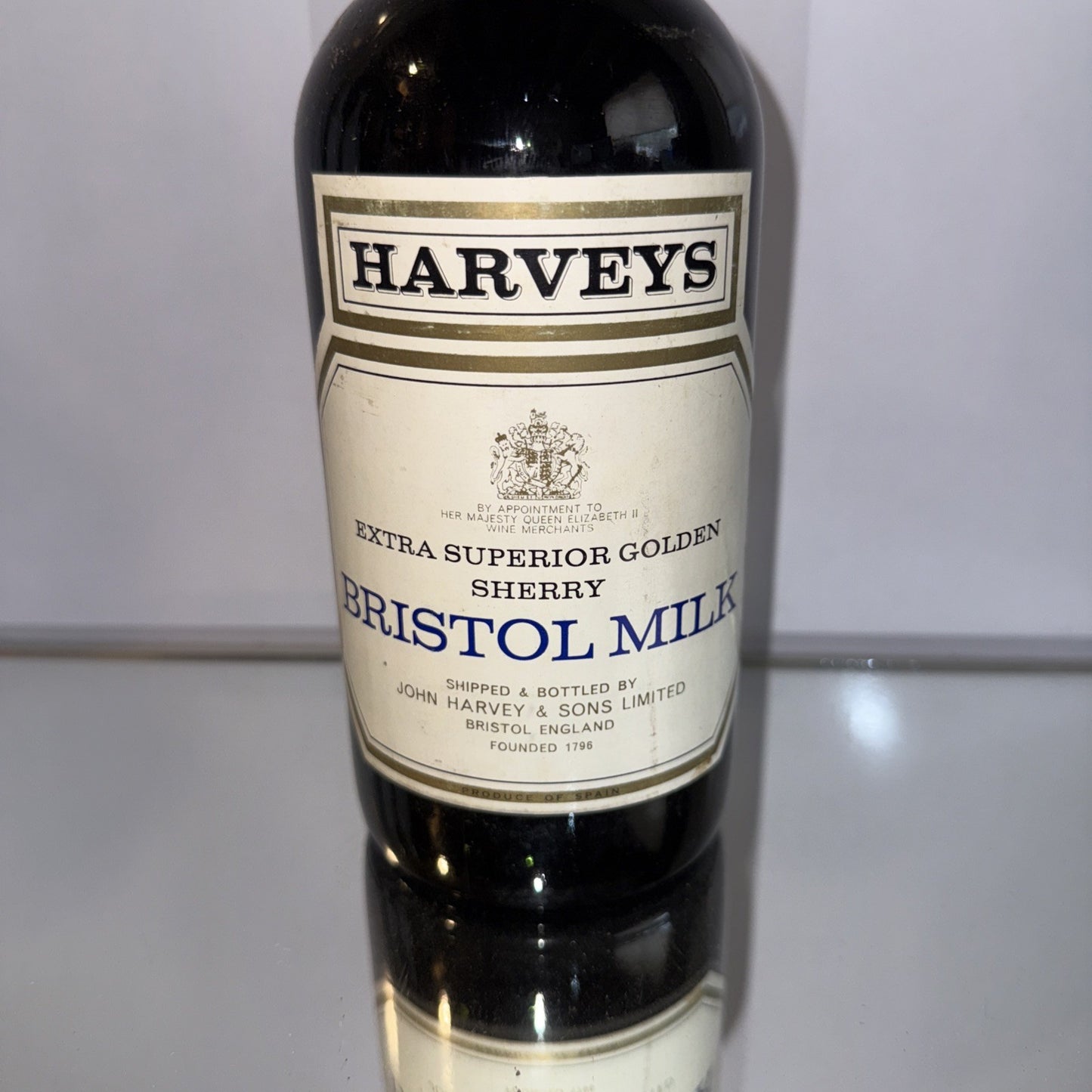 Harvey's Bristol Milk Sherry Bottled 1980s vintage matured very rare