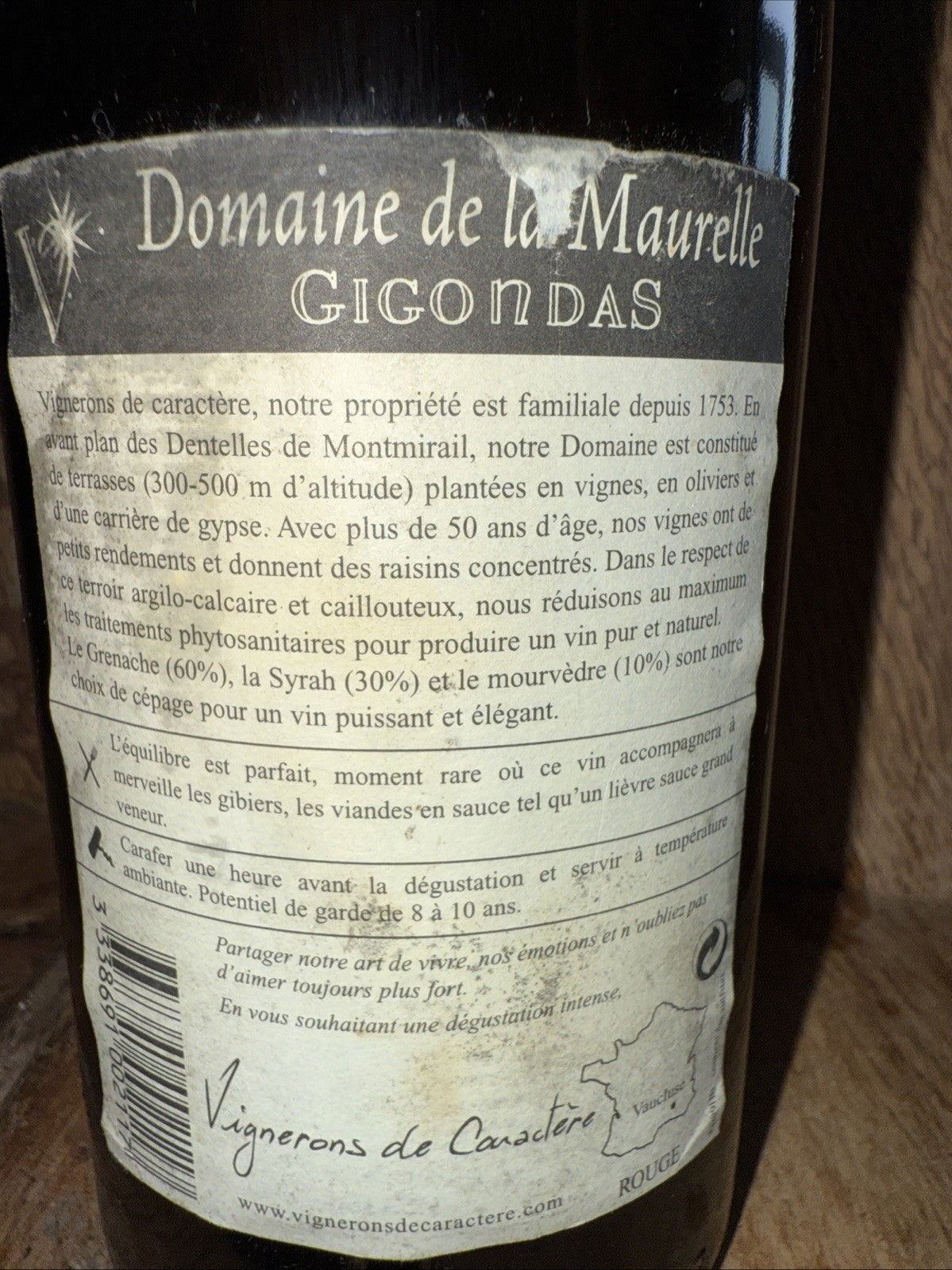 Domaine De La Maurelle Gigondas 2003
