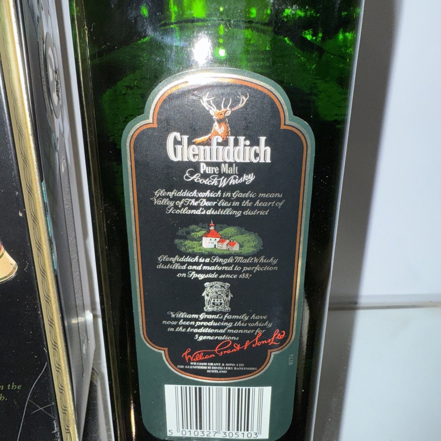 1975-85 Bottle Glenfiddich Special Old Reserve Pure Malt Whisky Clan Sinclair