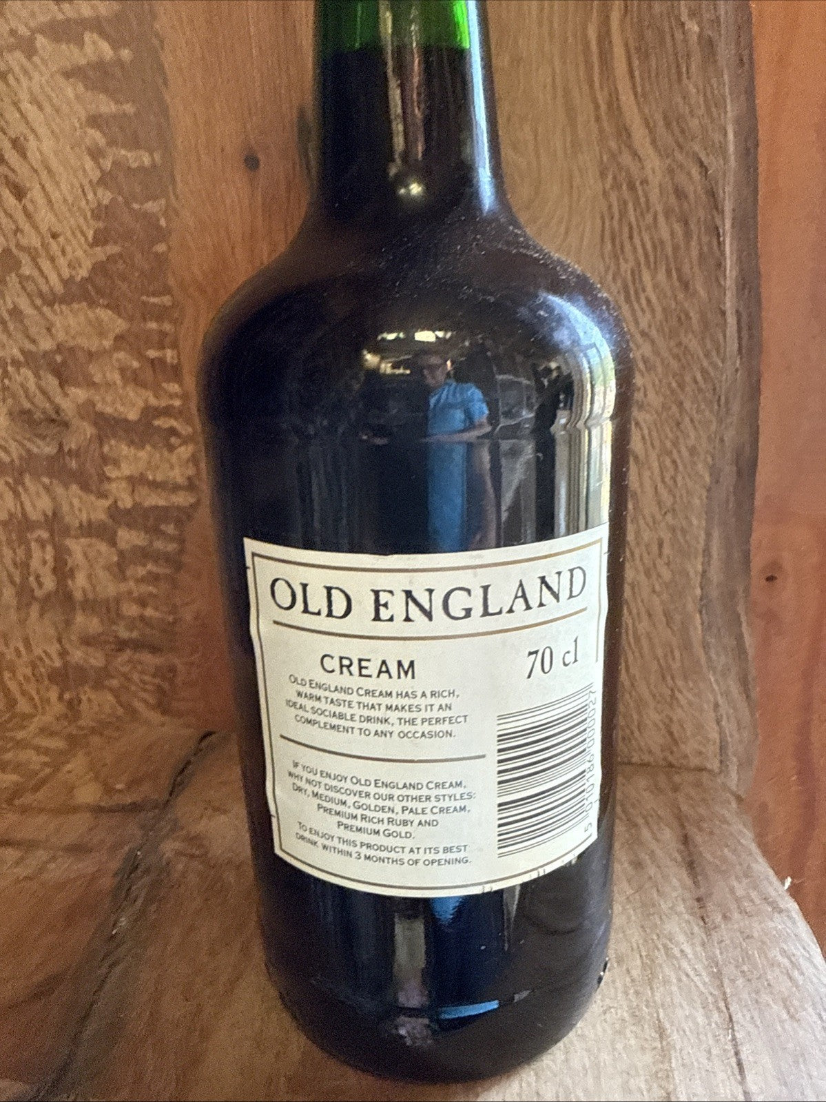 Old England Cream Sherry bottled 1980s