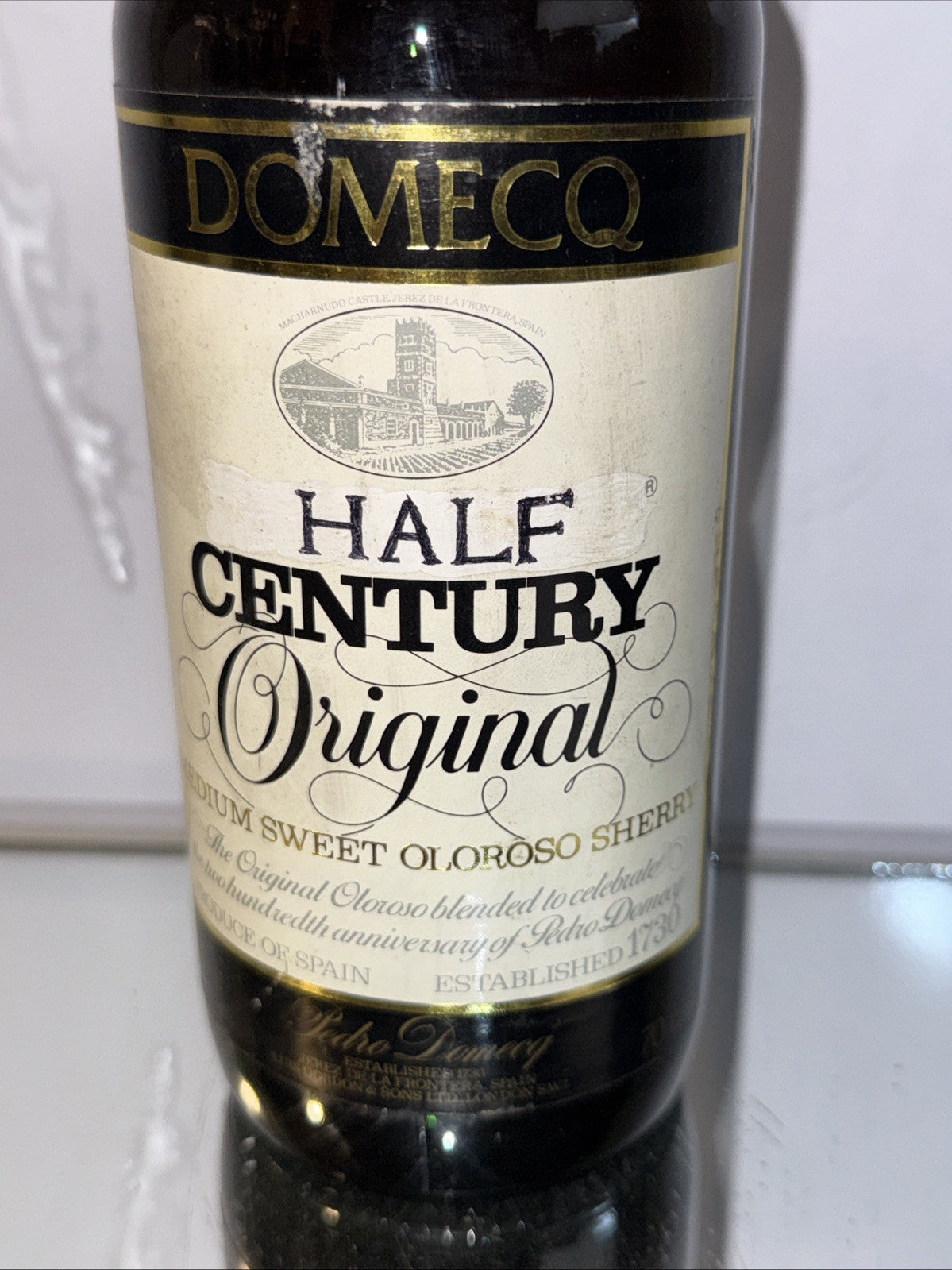 Domecq Half Century Sherry Nostalgic vintage matured Quality 1980s Very Rare Bot