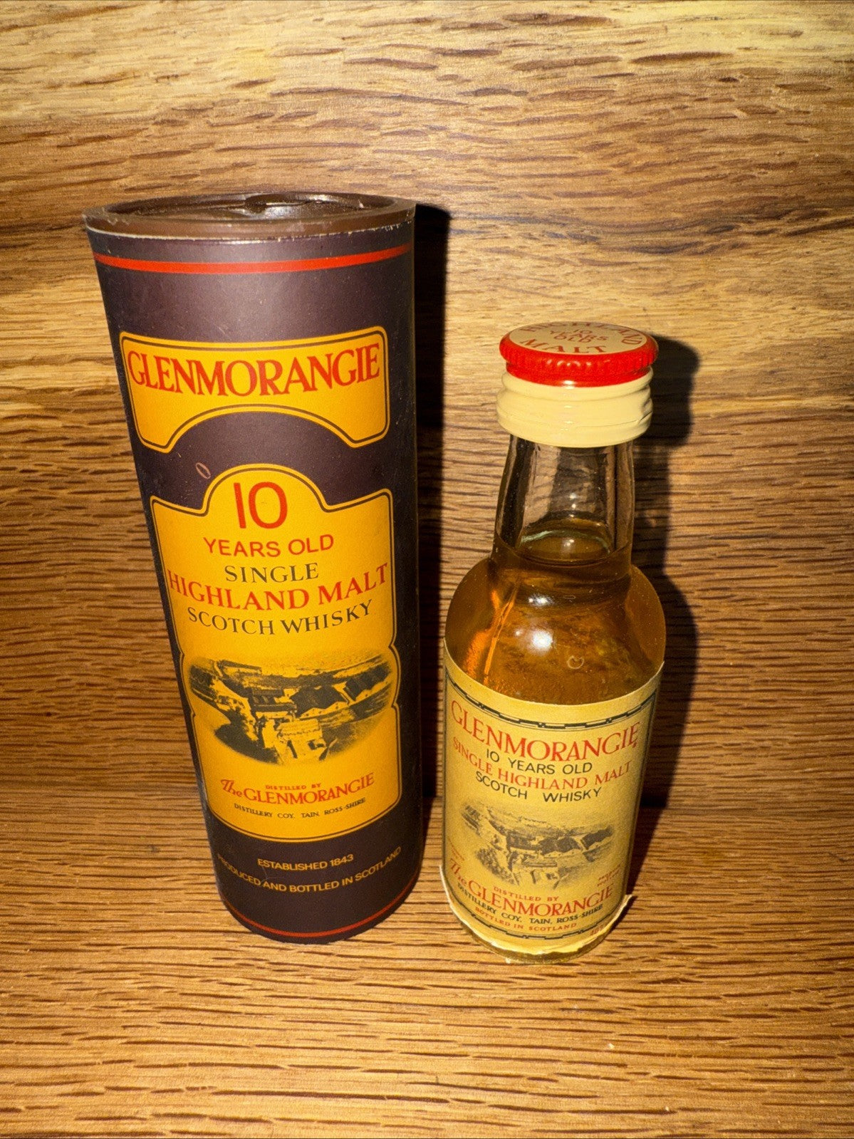 Glenmrangie 10 Years Old Single malt Miniature Boxed Full