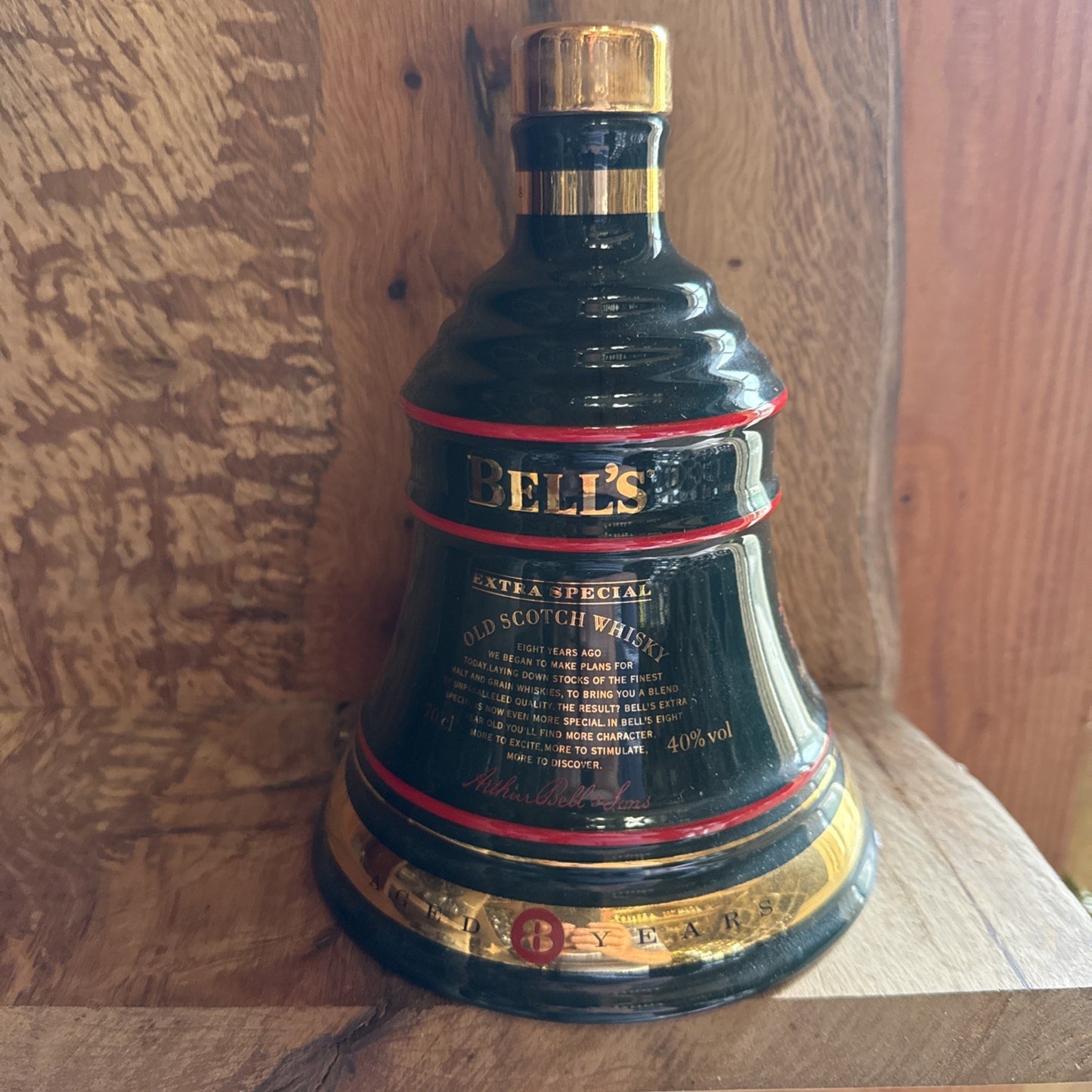 Bells Whisky 75cl decanter Christmas 1991 vintage matured