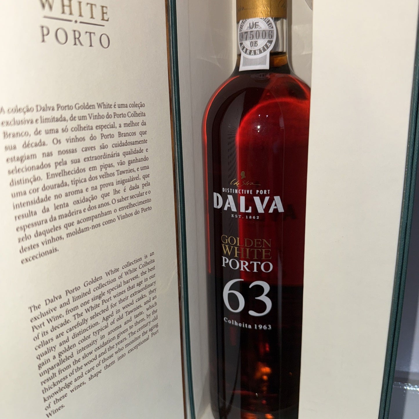 Dalva Golden White 1963 Vintage Port 500ml